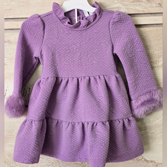 Janie & Jack The Cozy Frills Dress - Picture 3 of 8